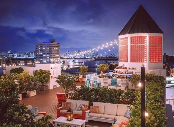 Dinner and Networking Event at a Rooftop Lounge