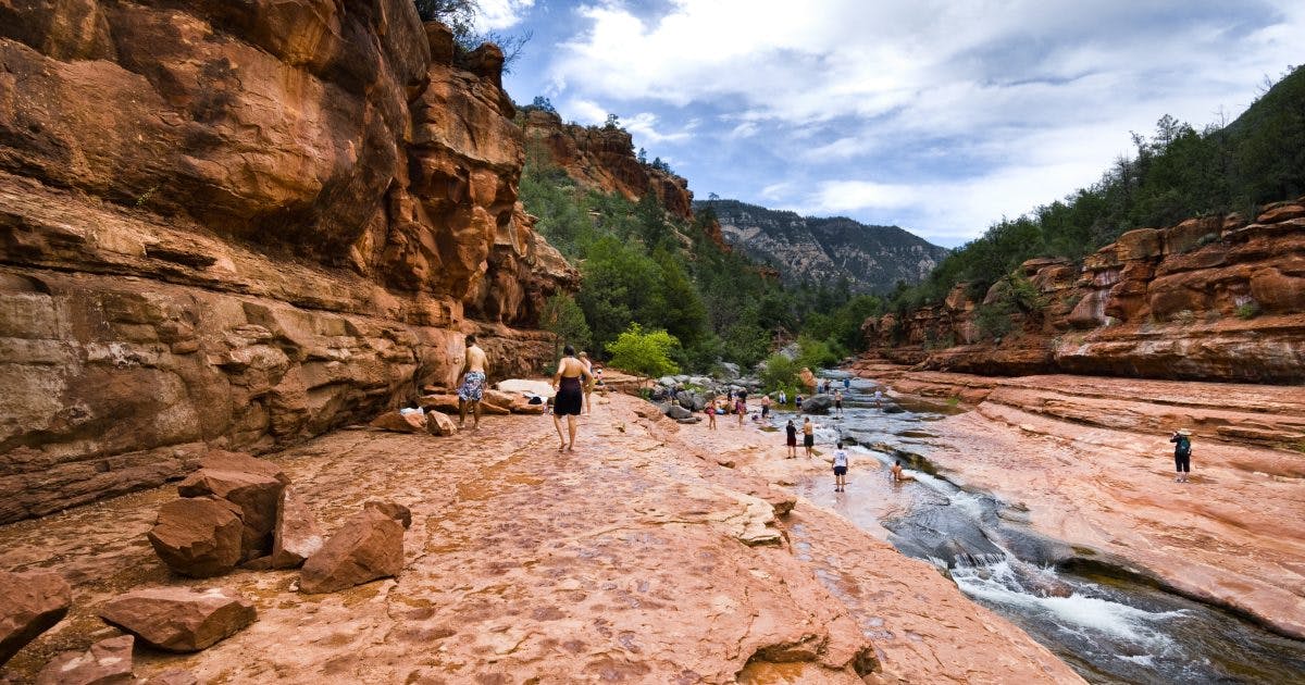 Outdoor Lunch at Slide Rock State Park - 