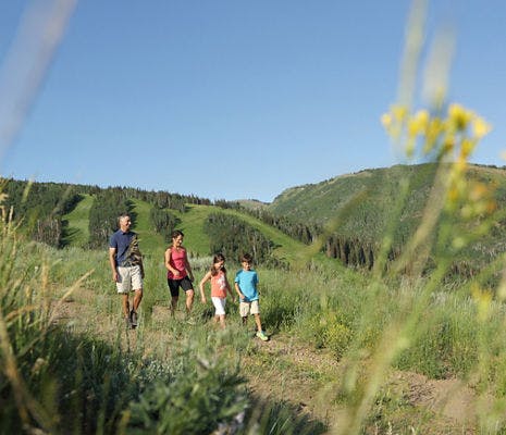 Group Hike in Park City Mountain