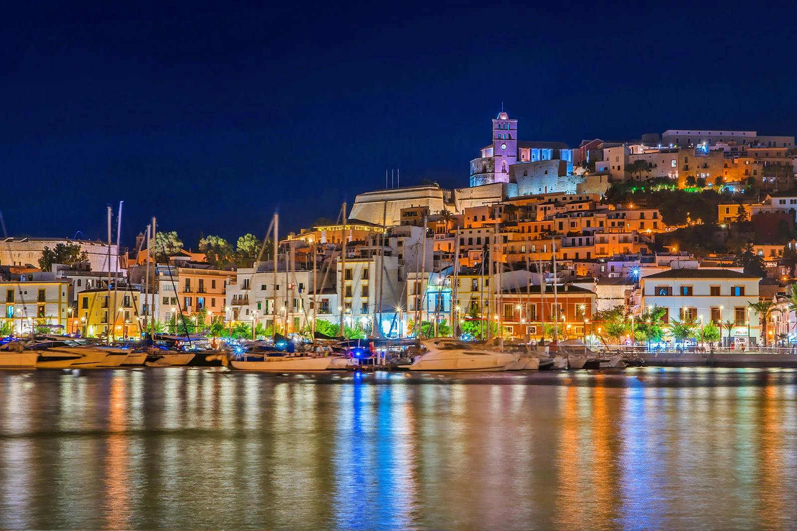 Nighttime Experience at Ibiza Old Town 