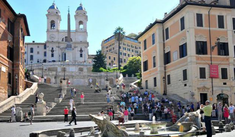 Exploring the Trevi Fountain and Spanish Steps 