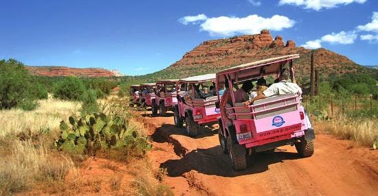 Pink Jeep Tour to Devil's Bridge 